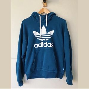 Blue adidas sweatshirt